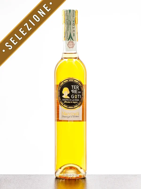 Terre dei Goti -  Grappa di Lacrima affinata in barriques (500ml) 50% Vol.
